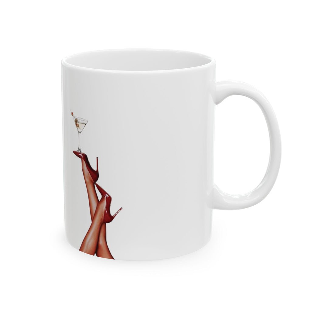 Are You Ready? Cocktail Legs Ceramic Mug (11oz/15oz)
