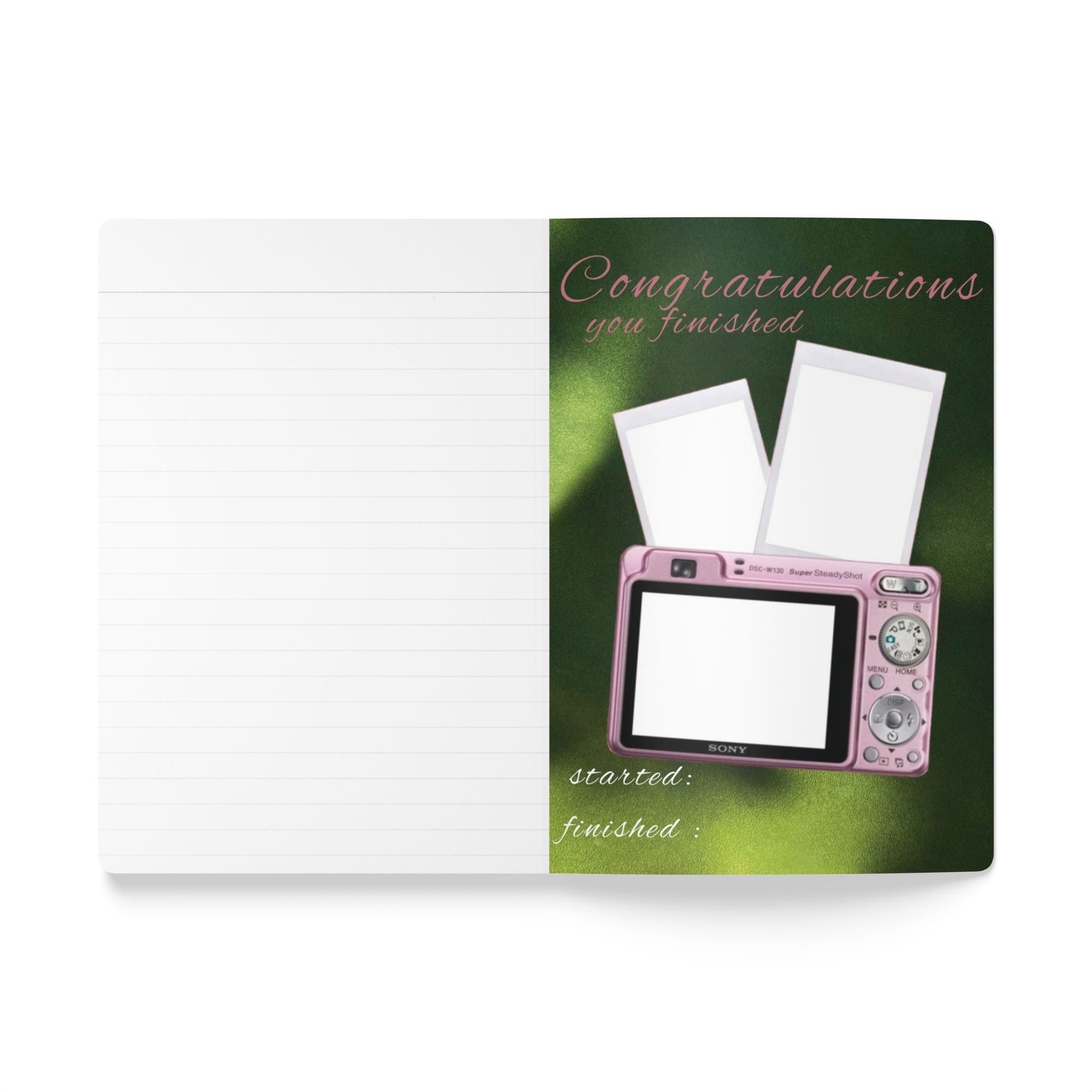 Floral Lotus Meditation Softcover Journal