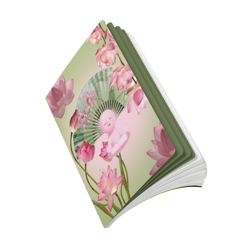 Floral Lotus Meditation Softcover Journal
