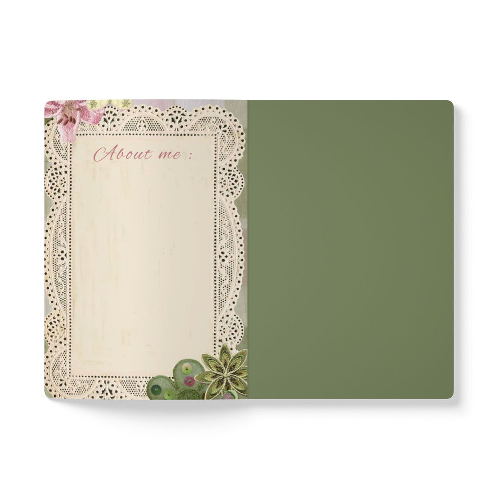 Floral Lotus Meditation Softcover Journal