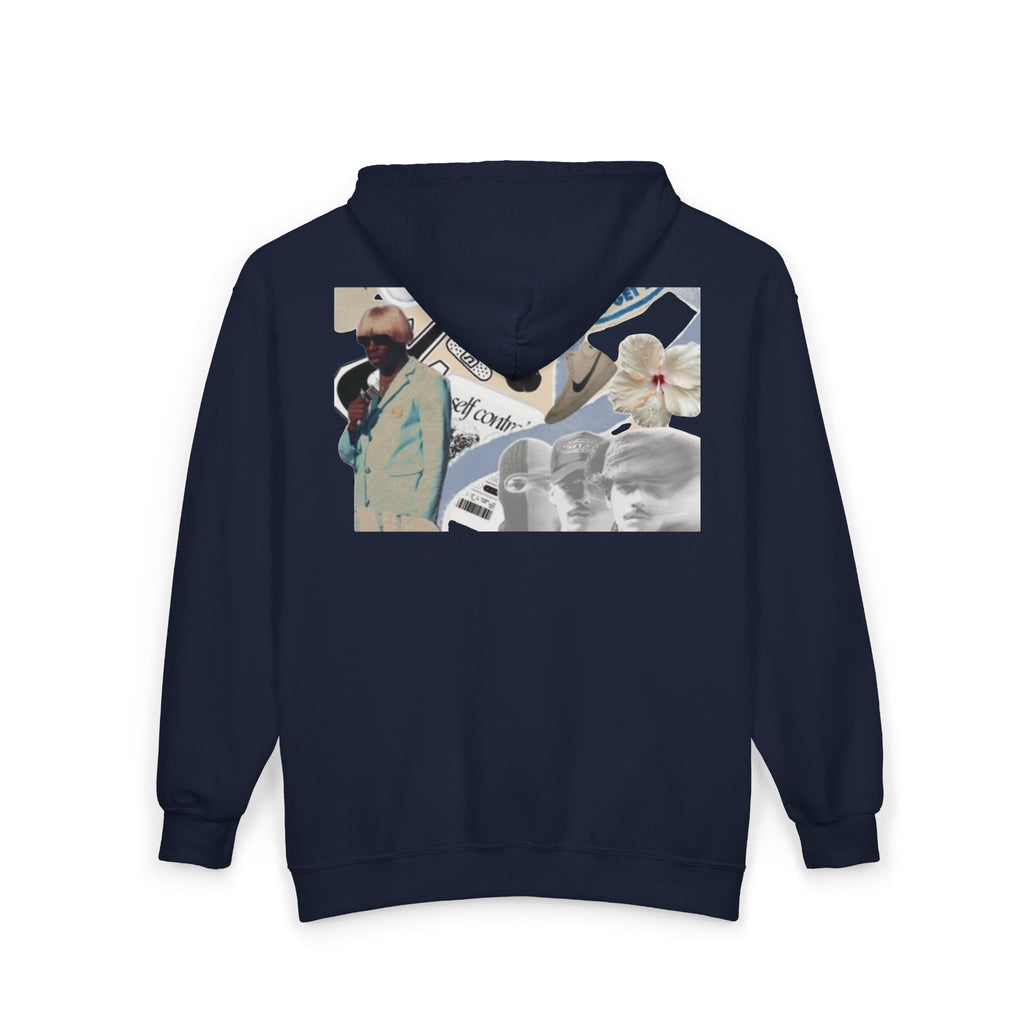 Blonde Collage Zip Hoodie — Vintage Frank Ocean and tilor the creator ‑Style Graphic