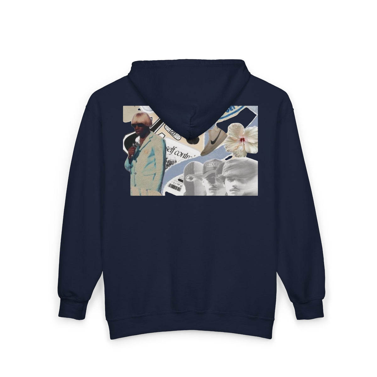 Blonde Collage Zip Hoodie — Vintage Frank Ocean and tilor the creator ‑Style Graphic