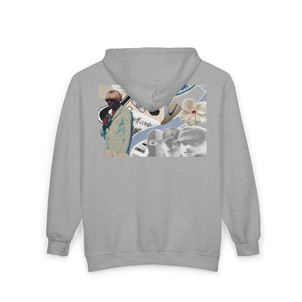 Blonde Collage Zip Hoodie — Vintage Frank Ocean and tilor the creator ‑Style Graphic